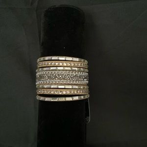 Tan leather bracelet